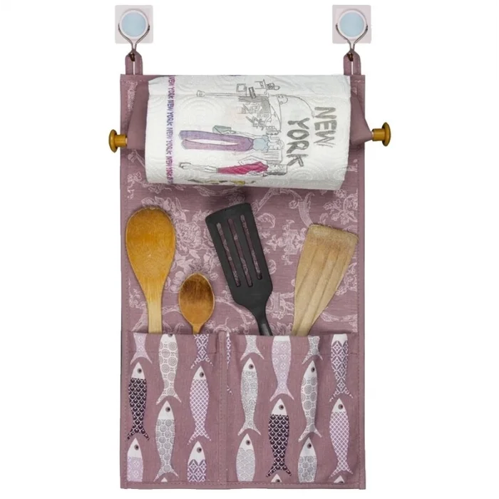  Çok Amaçlı Ahşap Kulplu Mutfak Peçete Askılığı Ve Kaşıklık