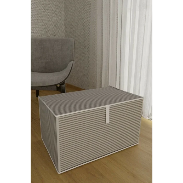 BUĞZ Çok Amaçlı Düzenleyici Kutu Organizer Cırt Cırtlı Hurç Mega Boy 30cm X 40cm X 60cm (1 Adet) 6272 ( BUĞZ )