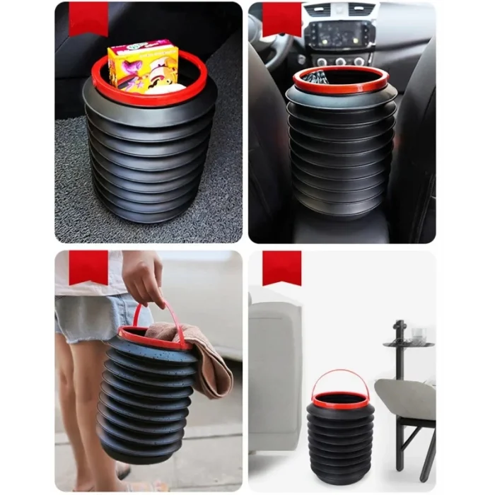  Çok Amaçlı Katlanabilir Araç İçi Kova