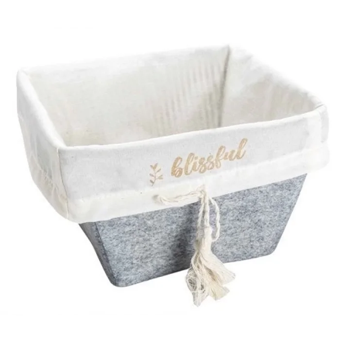  Çok Amaçlı Saklama Organizer Kutu Kare Keçe Sepet (mega) - 03419