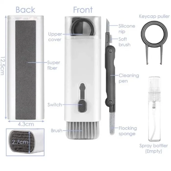 BUĞZ Çok Fonksıyonlu 7 In 1 Aırpods Klavye Ekran Kulaklık Temızleme Kıtı