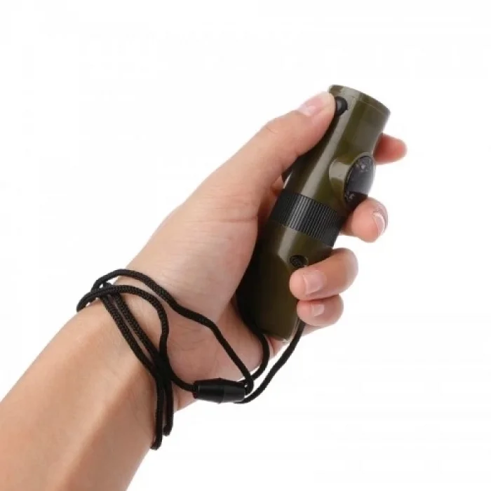 BUĞZ Çok Fonksiyonlu Askeridüdük Pusula Termometre Ile Led Işık