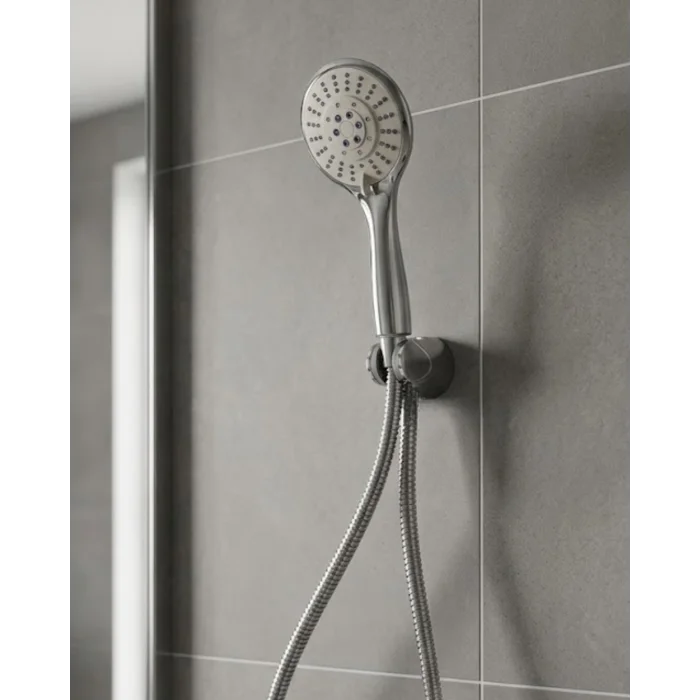 BUĞZ Çok Fonksiyonlu El Duşu Başlığı Spiral Hortumlu Dayanıklı Duş Seti