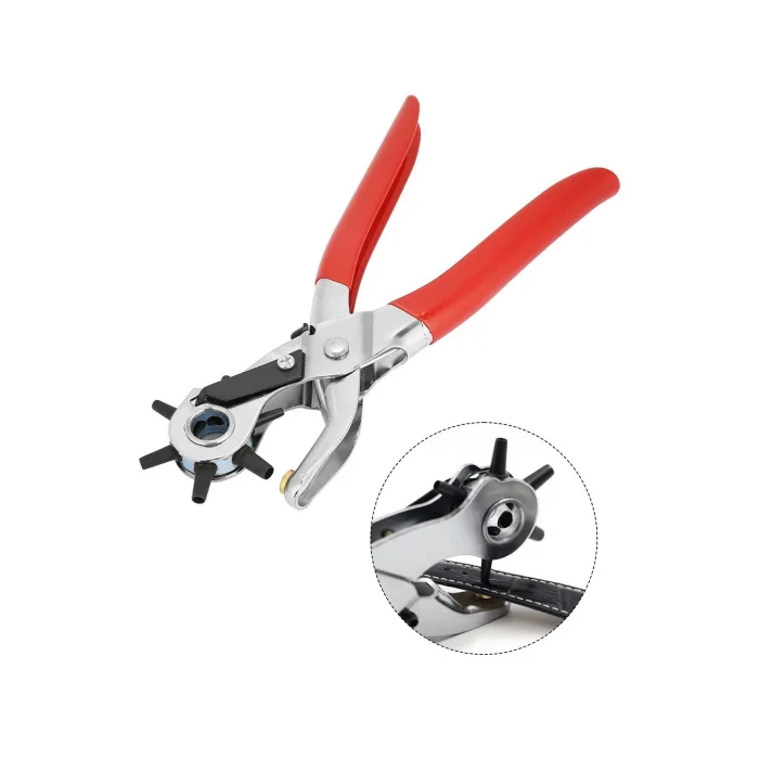  Çok Fonksiyonlu Kemer Delme Pensesi Deri Saat Kayışı Kemer Için Kullanışlı Delik Açma Aracı