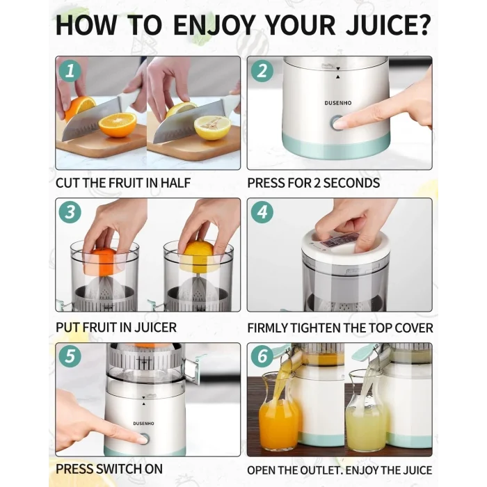 BUĞZ Çok Fonksiyonlu Meyve Sıkacağı Ev Otomatik Cüruf Suyu Ayırma