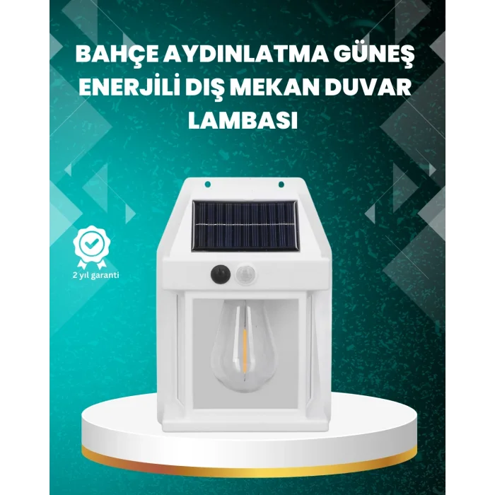 BUĞZ Çok Modlu Güneş Enerjili Bahçe ve Balkon Lambası