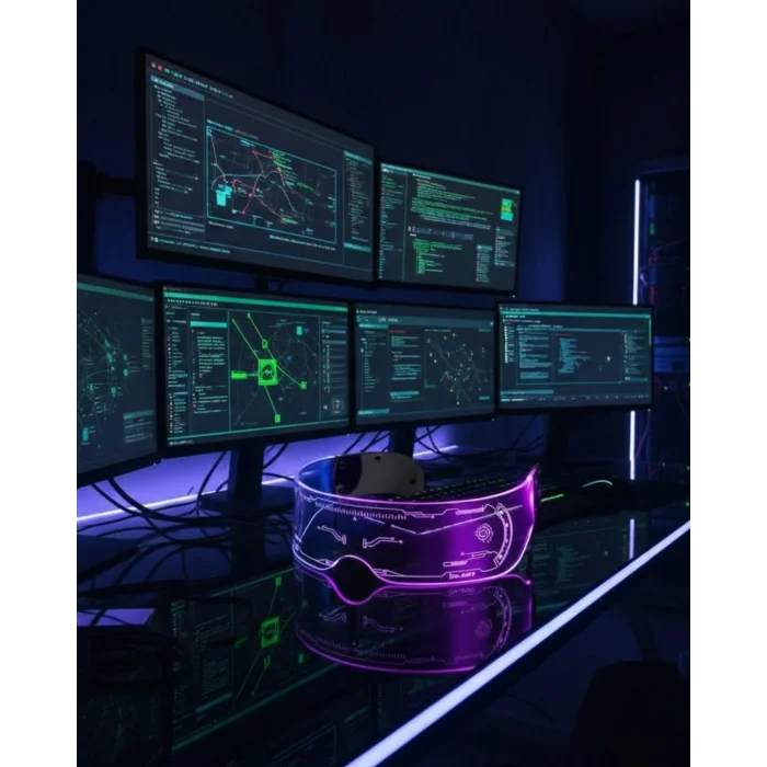 BUĞZ Çok Renkli LED Parti Gözlüğü Ergonomik ve Hafif Tasarım