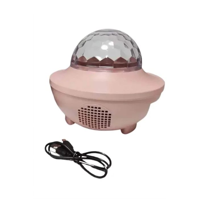 BUĞZ Çok Renkli Projektör Lamba Disko Topu Gece Lambası Kablosuz - Lisinya