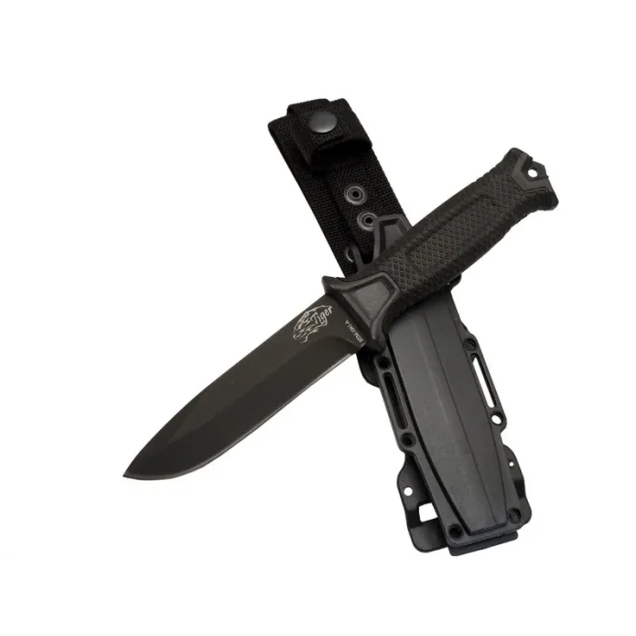  Columbia Tiger Tactical HTM 1041 A Siyah Outdoor / Survival Bıçak 27cm - Kauçuk Sap, Kılıflı, Kutulu