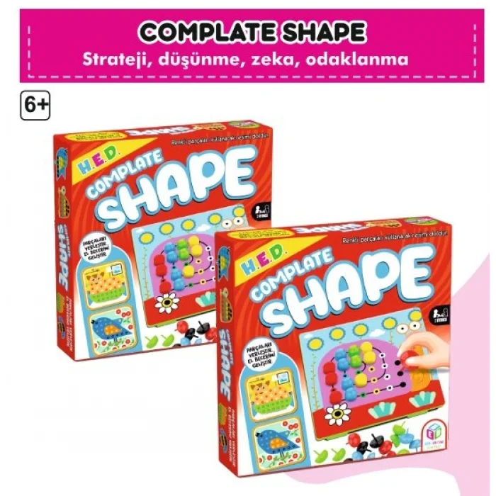 BUĞZ Complate Shape Renklerle Zekanı Konuşturma Oyunu