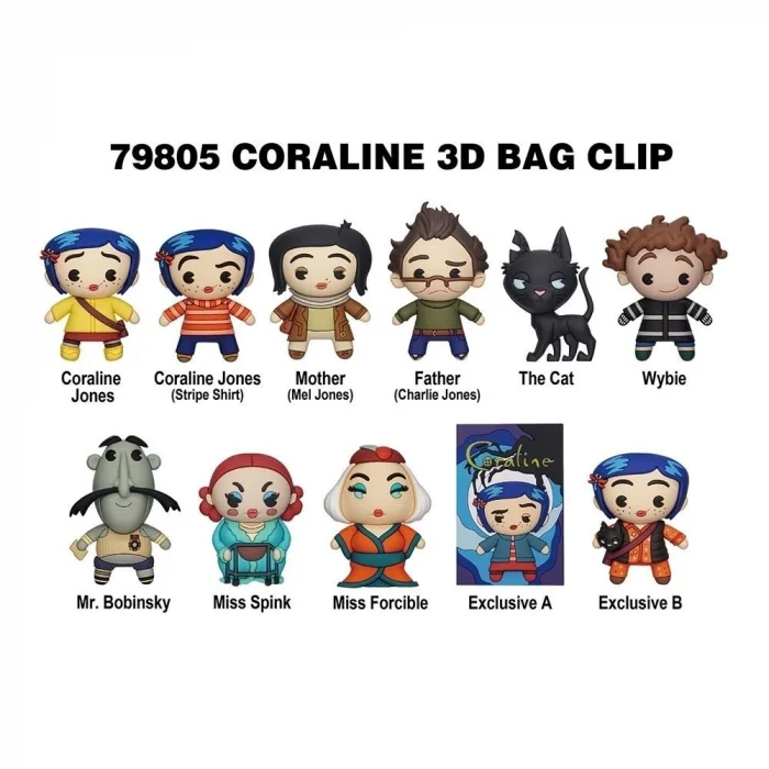 BUĞZ Coraline Klipsli Figür Seri 1