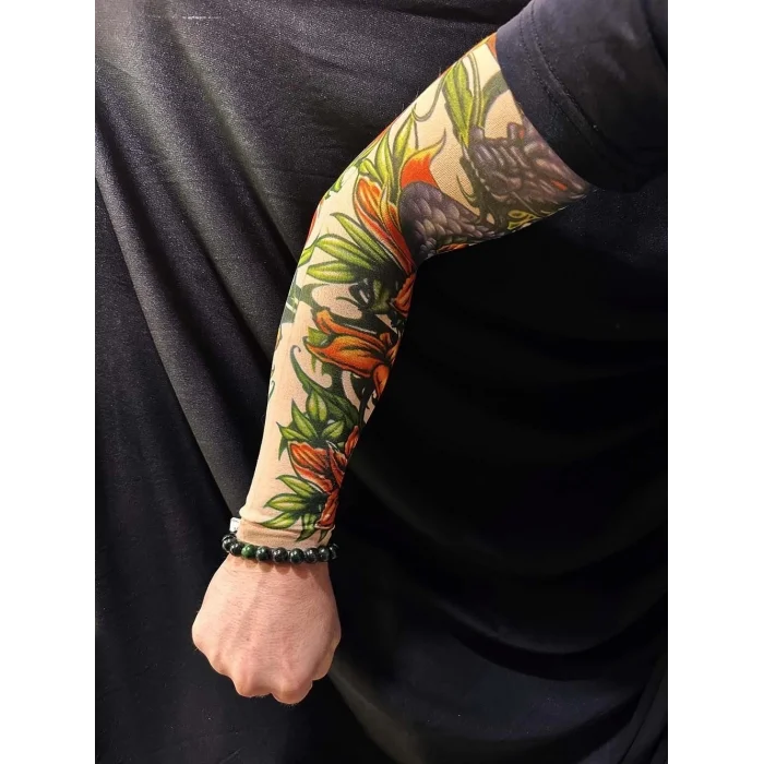 BUĞZ Çorap Dövme Giyilebilir Kol Bacak Dövmesi Likralı 2 Adet Model 25