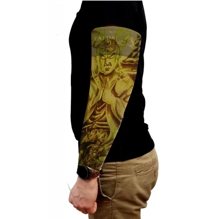 BUĞZ Çorap Dövme Giyilebilir Kol Bacak Dövmesi Likralı 2 Adet Model 4