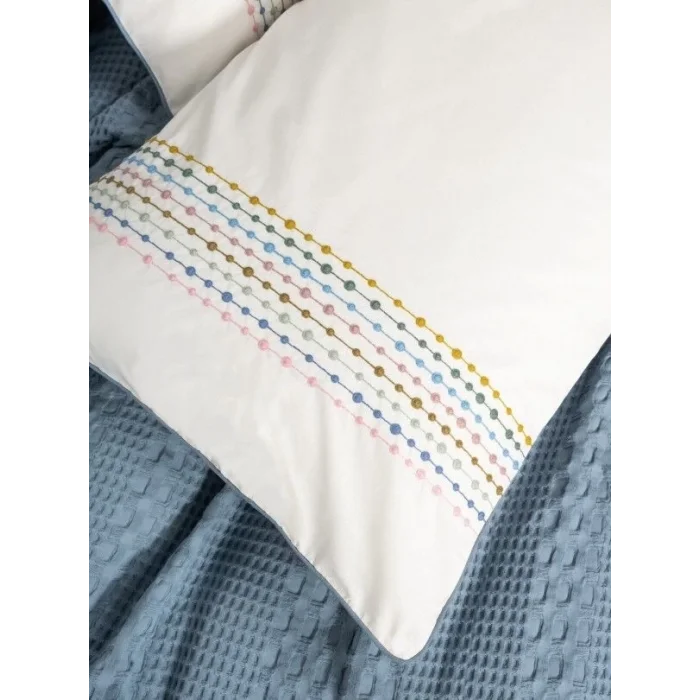  Cotton Box Aura Çift Kişilik Pike Takımı Pebble İndigo