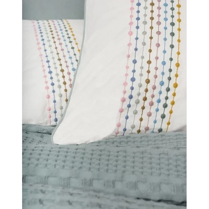  Cotton Box Aura Çift Kişilik Pike Takımı Pebble Mint