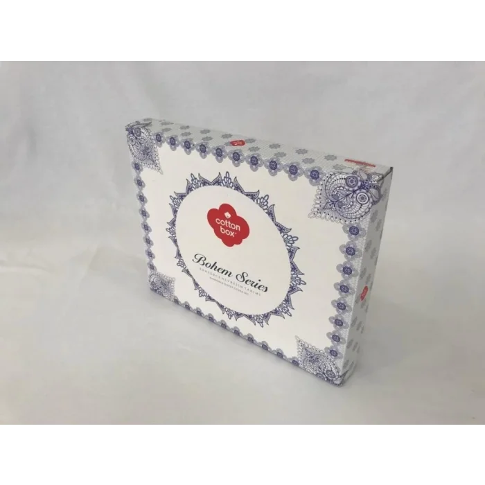  Cotton Box Çift Kişilik Bohem Nevresim Takımı Alope Gri