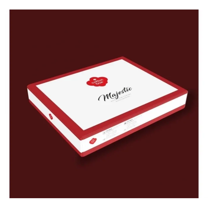 BUĞZ Cotton Box Majestic Seri Çift Kişilik Nevresim Takımı Delmor Lacivert