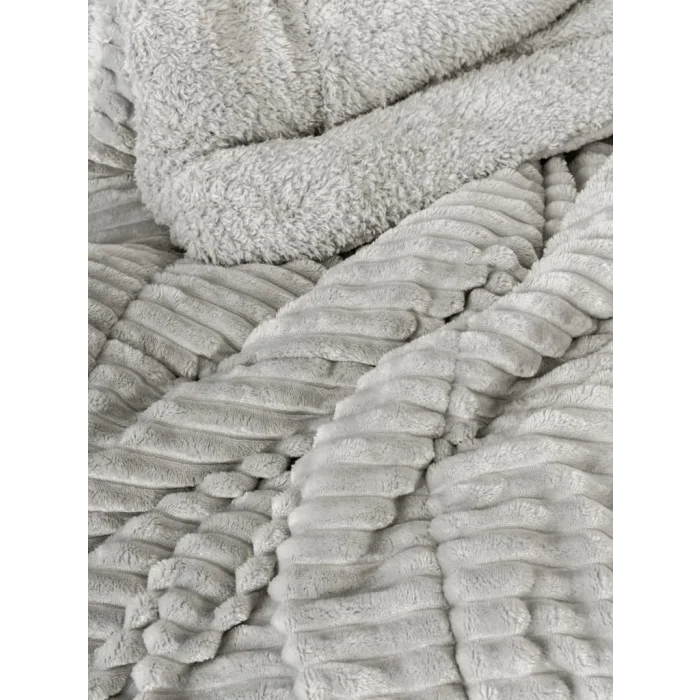  Cotton Box Wave Gri Çift Kişilik Yorgan