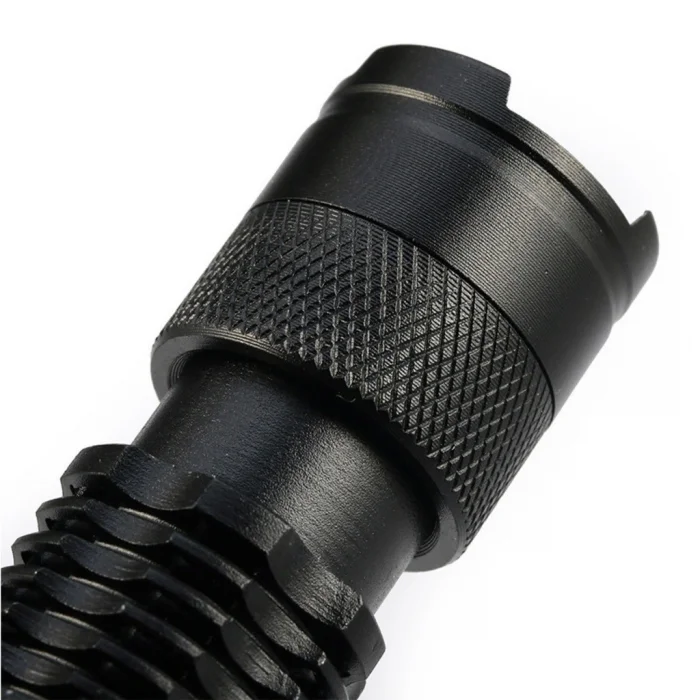 BUĞZ Cree Q5 Led Zoomlu  Pilli Mini Feneri 14500 Pil İle Çalışma Özelliği