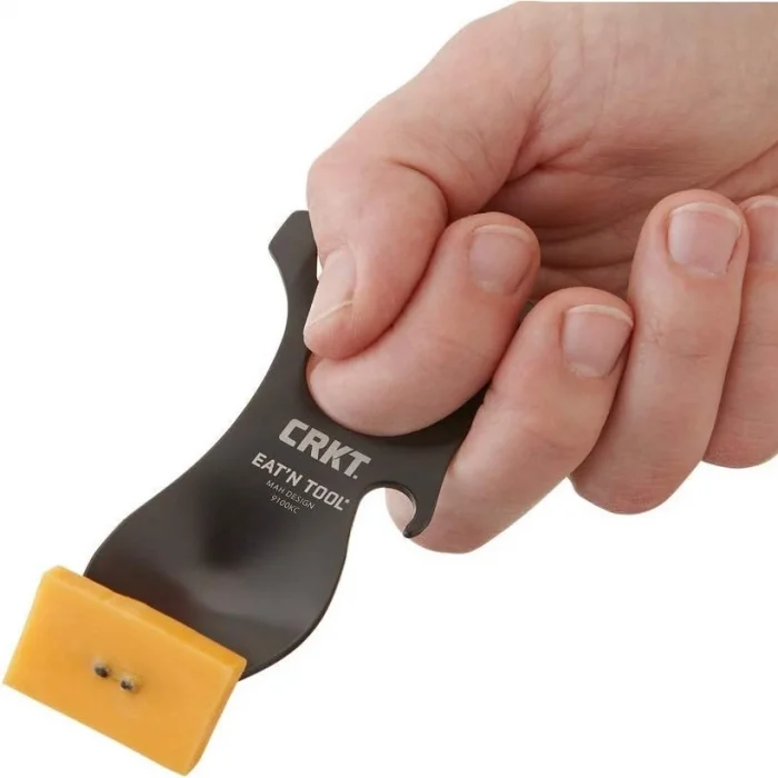BUĞZ Crkt 9100k Eat’n Tool Karabina Çok Fonksiyonlu Karabina Tornavida Lokma Açacak Çatal Kaşık