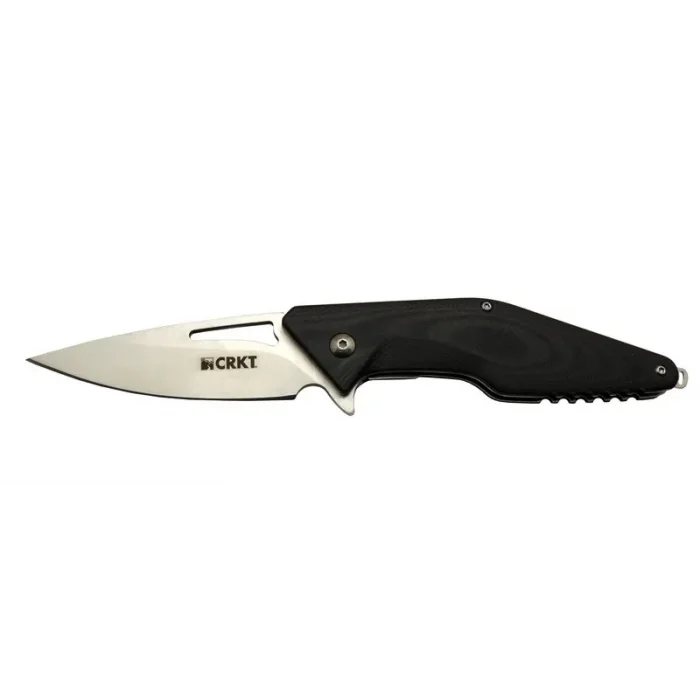 BUĞZ Eco Lounge Crkt Division  4415 BK Siyah Kamp / Outdoor Çakı 21cm - Yarı Otomatik, Kemerlikli, Kutulu
