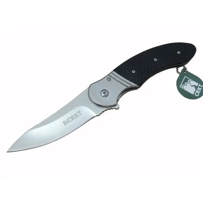  CRKT Hotenanny K 300 KXP Kamp Çakı 23 cm - Kaymaz Sap, Otomatik, Kılıflı