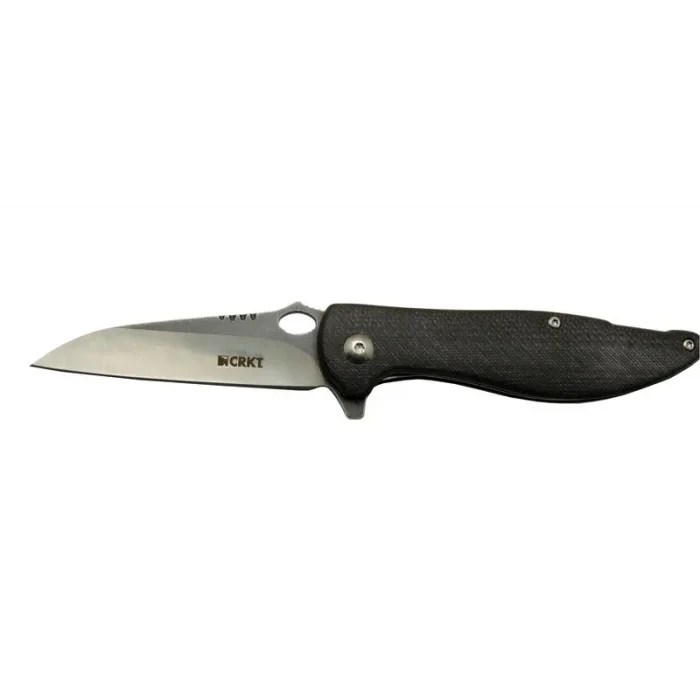  Crkt Lotus 1265 BK Siyah Kamp / Outdoor Çakı 18cm - Yarı Otomatik, Kemerlikli, Kutulu