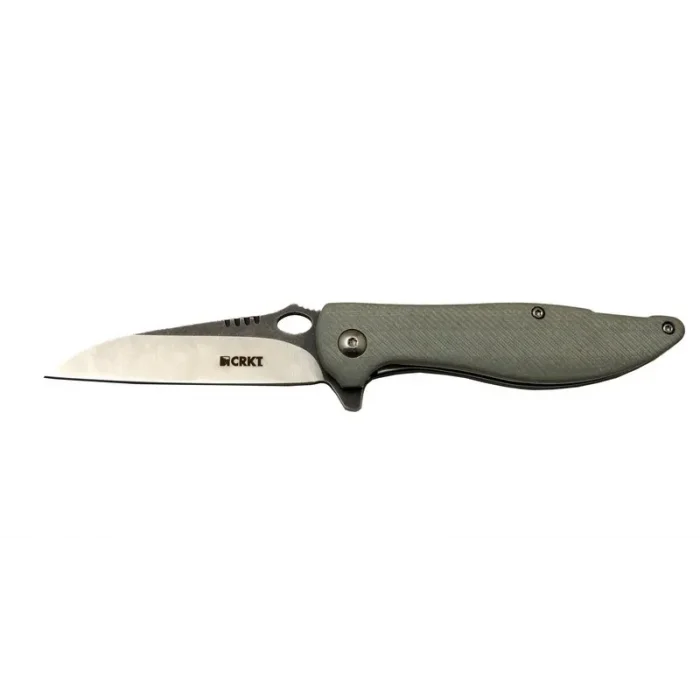  Crkt Lotus 1265 Gri Kamp / Outdoor Çakı 18cm - Yarı Otomatik, Kemerlikli, Kutulu