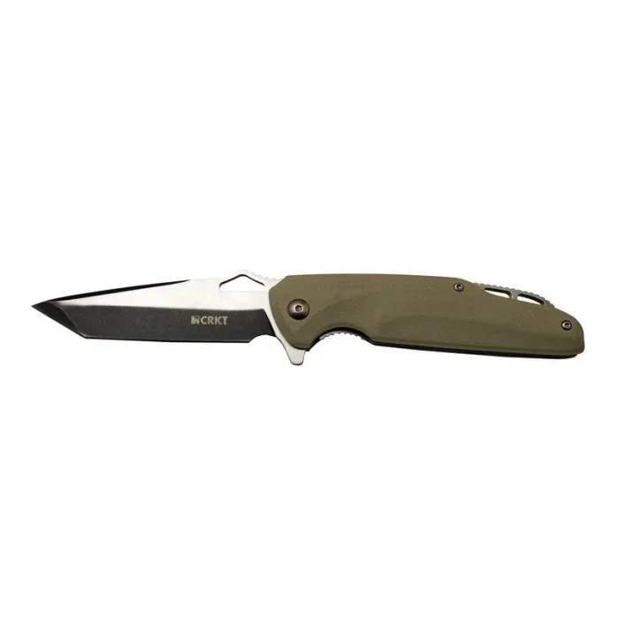 BUĞZ Eco Lounge Crkt Predator 706 C Bej Kamp / Outdoor Çakı 21cm - Yarı Otomatik, Kemerlikli, Kutulu