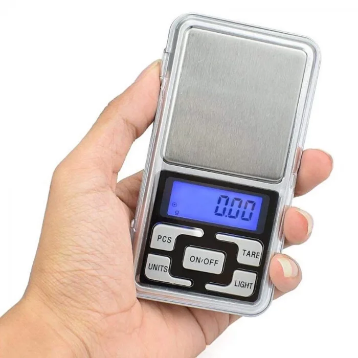  Crown Dijital Göstergeli Hassas Elektronik Kuyumcu Cep Terazisi (500 Gr-0.01)