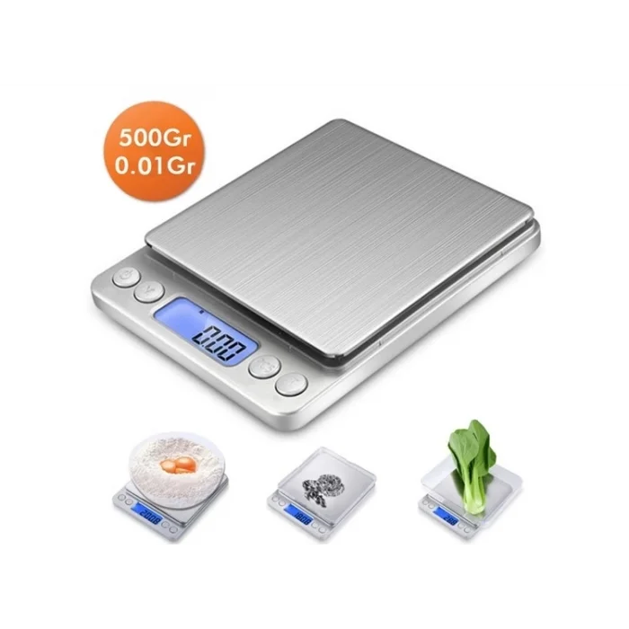  Crown Dijital Göstergeli Kare Mutfak Terazi (3 Kg/0.1)