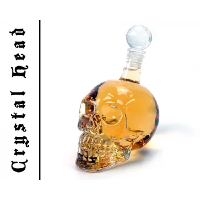 BUĞZ Crystal Head Kuru Kafa Cam Şişe 350 Ml - Lisinya