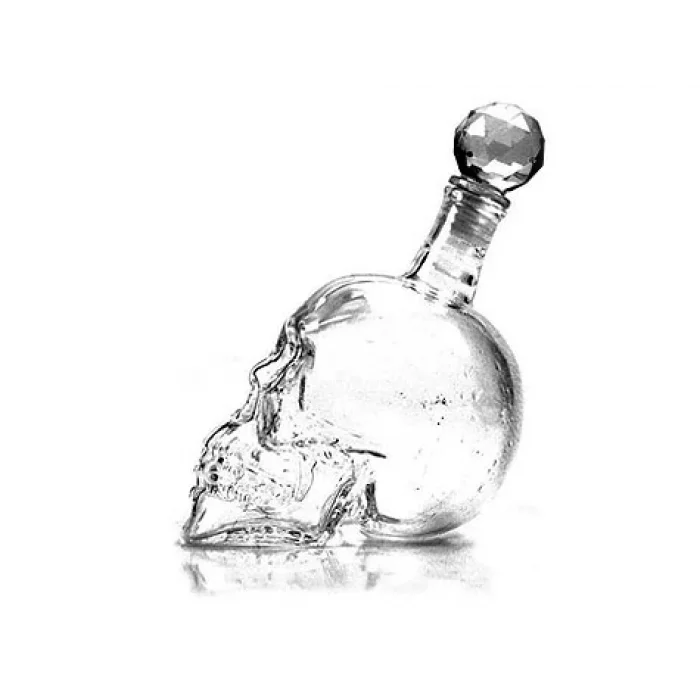 BUĞZ Crystal Head Kuru Kafa Cam Şişe 350 Ml - Lisinya