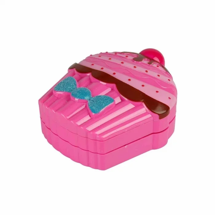  Cupcake Şekilli 2 Katlı Makyaj Güzellik Seti