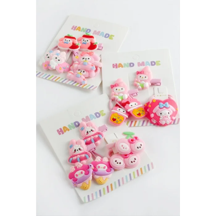 BUĞZ Çzgflm Karakteri Pens Lastikli Toka 6 Adet