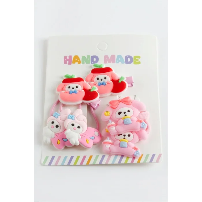 BUĞZ Çzgflm Karakteri Pens Lastikli Toka 6 Adet