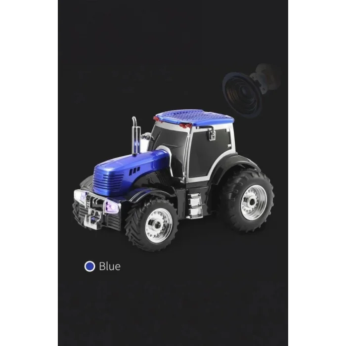 BUĞZ D42 Mavi Traktör Tasarım Usb/fm Radyo Bluetooth Hoparlör Speaker