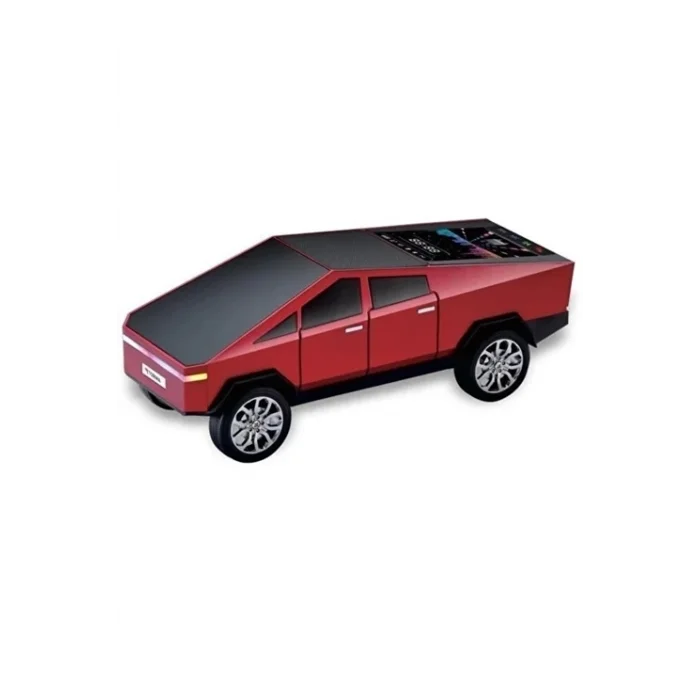 BUĞZ D68 Cyber Model Araba Tasarımlı Bluetooth Hoparlör 15w Güçlü Ses Rgb Led /tws/usb Kırmızı