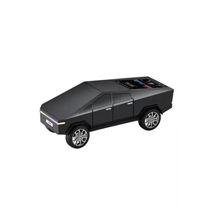 BUĞZ D68 Cyber Model Araba Tasarımlı Bluetooth Hoparlör 15w Güçlü Ses Rgb Led /tws/usb Siyah