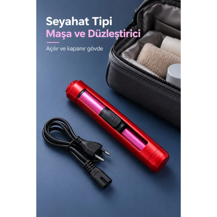 BUĞZ Dalga ve Bukle Oluşturan Seyahat Tipi Saç Şekillendirici - BUĞZ