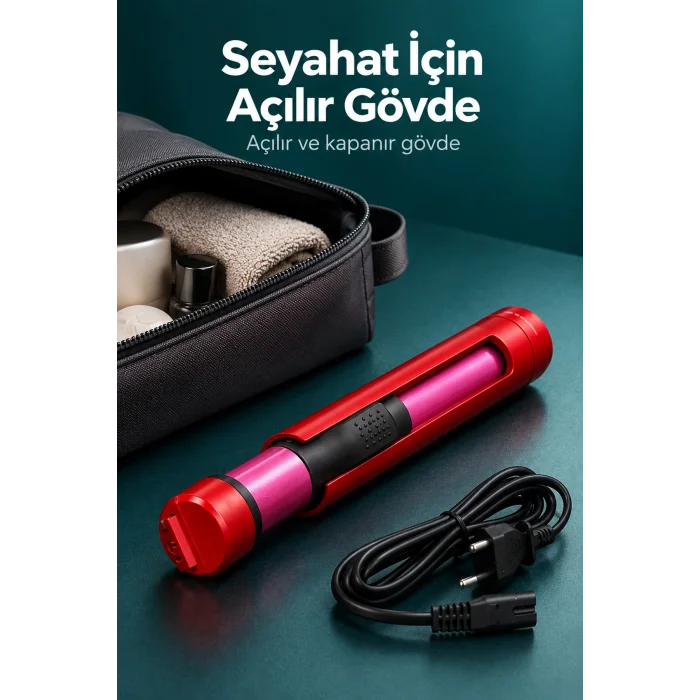 BUĞZ Dalga ve Bukle Oluşturan Seyahat Tipi Saç Şekillendirici - BUĞZ