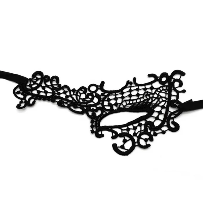 BUĞZ Dantel Tül Malzemeden İmal Sarı Renk Balo Parti Maskesi Venedik