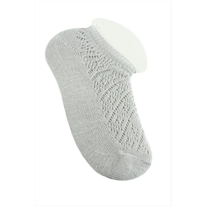  Dantel Yünlü Kısa Çorap