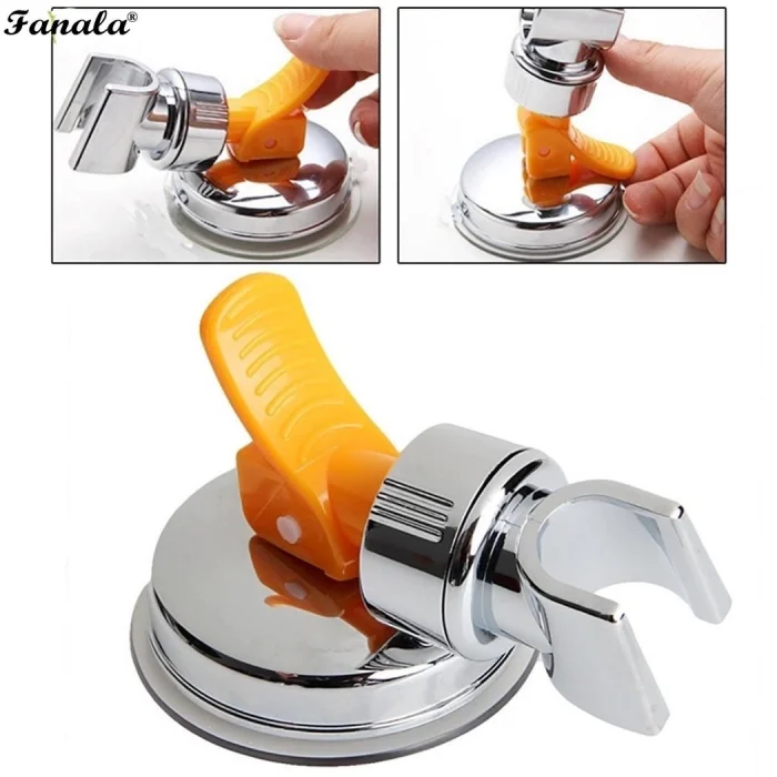  Dayanıklı Banyo Aksesuarları Vakumlu Vantuz Duş Başlığı Tutucu Kafa