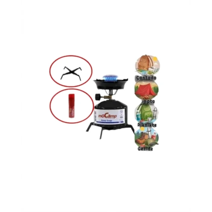 BUĞZ Dayanıklı, Paslanmaz ve Yüksek Isı Dayanımlı Kamp Ocağı – Uzun Süreli Kullanım İçin