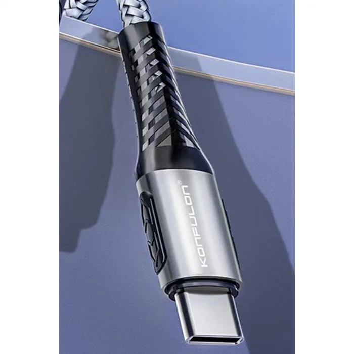 BUĞZ Dc43 Type-c To Type-c 1m Örgü 60w Hızlı Şarj Kablo - Yeşil