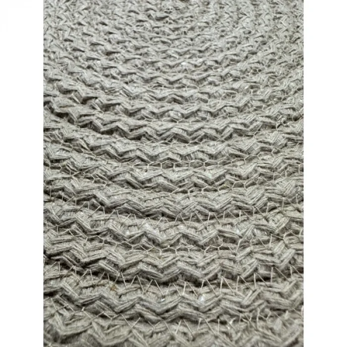 BUĞZ DecoHandy 39cm Neon Renkli Şeritli Jüt Örme Supla Amerikan Servis