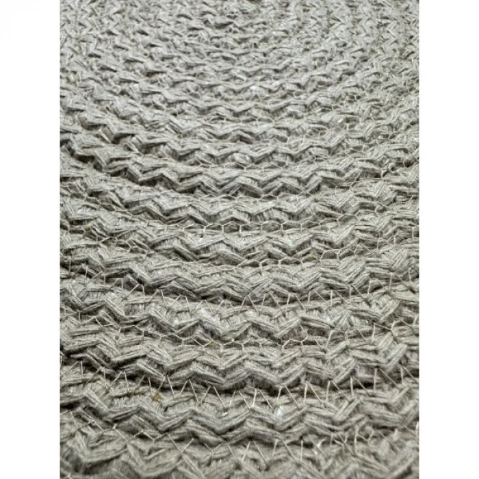 BUĞZ DecoHandy 39cm Neon Renkli Şeritli Jüt Örme Supla Amerikan Servis