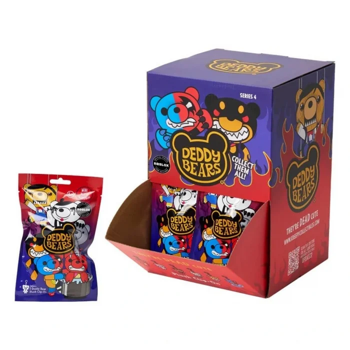BUĞZ Deddy Bears Klipsli Peluş Seri 4 Sürpriz Paket