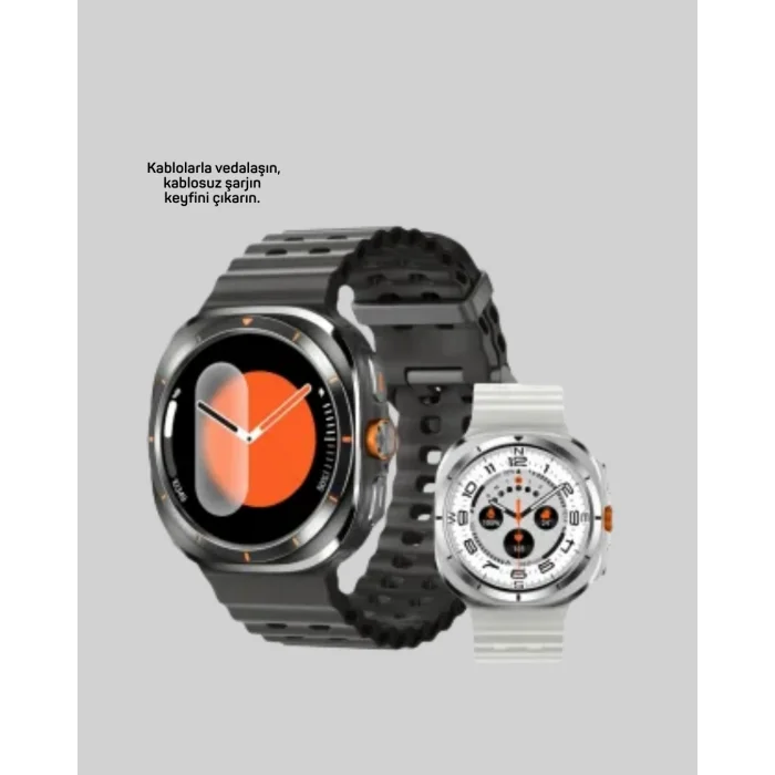 BUĞZ Değiştirilebilir Kordonlu Akıllı Saat IPS Ekran ve Bildirim Desteği